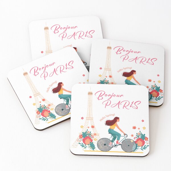 Item preview, Hola primavera - Bonjour Paris designed and sold by Neotakuz.