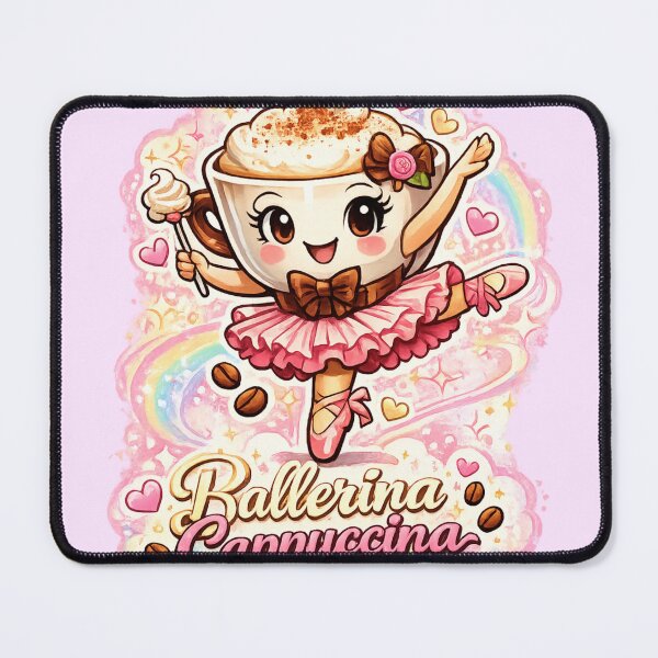 Item preview, Ballerina Cappuccina Kawaii Coffee Cup Cute Ballet Girl Pink Aesthetic designed and sold by DigitalPixelize.