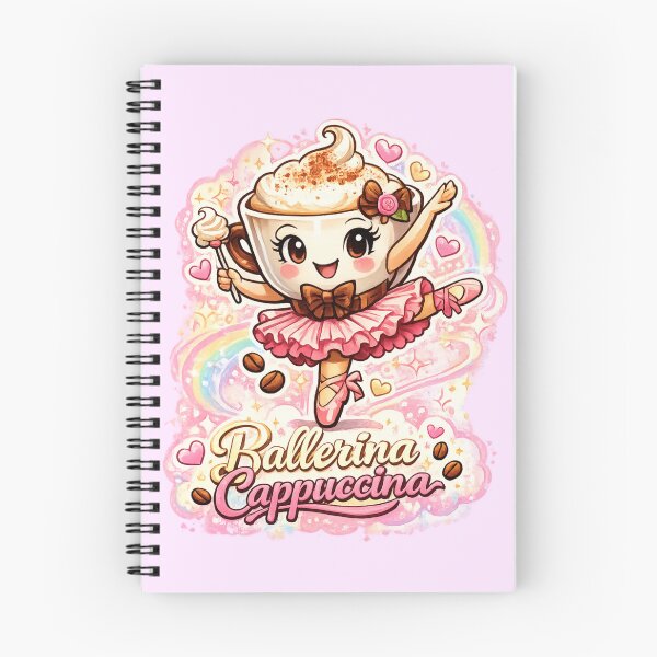 Item preview, Ballerina Cappuccina Kawaii Coffee Cup Cute Ballet Girl Pink Aesthetic  designed and sold by DigitalPixelize.