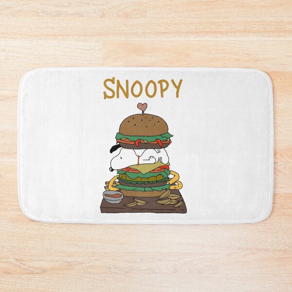 Item preview, Burger snoopy designed and sold by Katyslittlestickershop.
