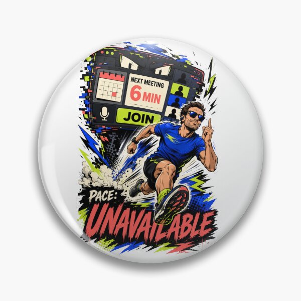 Item preview, Pace Unavailable Funny Runner Work Meeting Humor designed and sold by Print Loft.