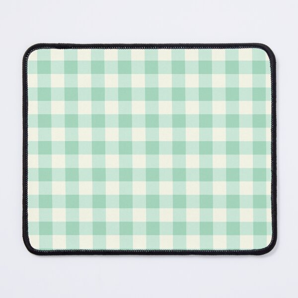 Item preview, Soft Mint Green Gingham Pattern | Pastel Sage Checkered Print | Vintage Mint Plaid | Light Green Gingham | Cottagecore Mint Check | Preppy Green and Cream Gingham designed and sold by VivaFy.