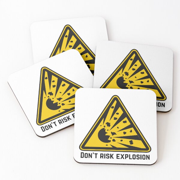 Item preview, Explosion Warning designed and sold by MayaCordalia.
