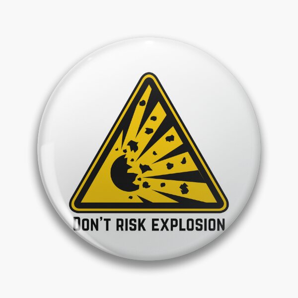 Item preview, Explosion Warning designed and sold by MayaCordalia.