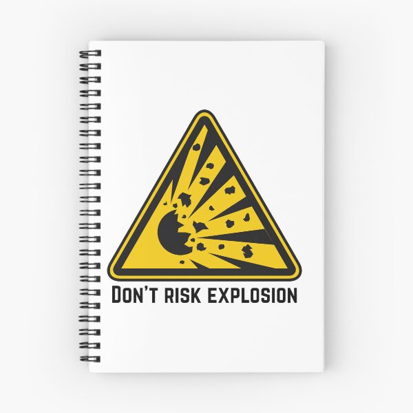 Item preview, Explosion Warning designed and sold by MayaCordalia.