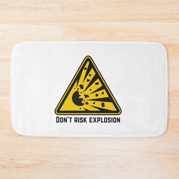 Item preview, Explosion Warning designed and sold by MayaCordalia.