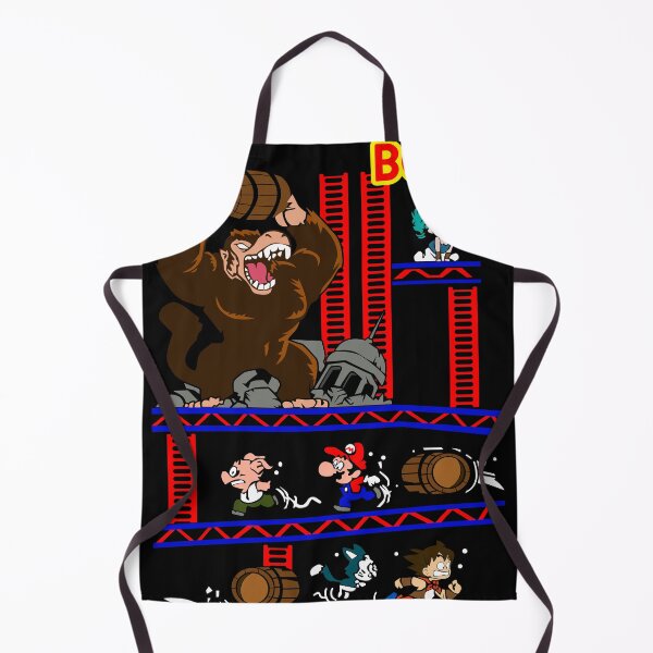Item preview, mario and goku playing donkey kong game videos designed and sold by GravicPopart21.