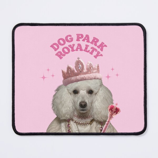 Item preview, Dog Park Royalty Funny Poodle Crown Print designed and sold by chaos-and-curls.