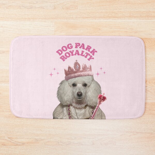 Item preview, Dog Park Royalty Funny Poodle Crown Print designed and sold by chaos-and-curls.