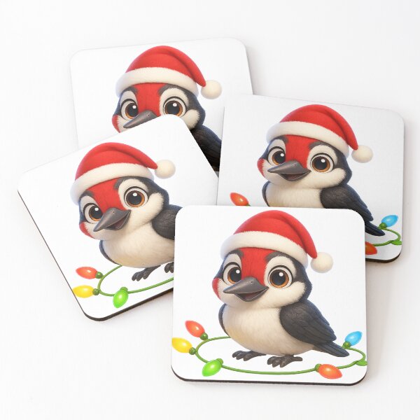 Item preview, Christmas Woodpecker designed and sold by Sillytoe.