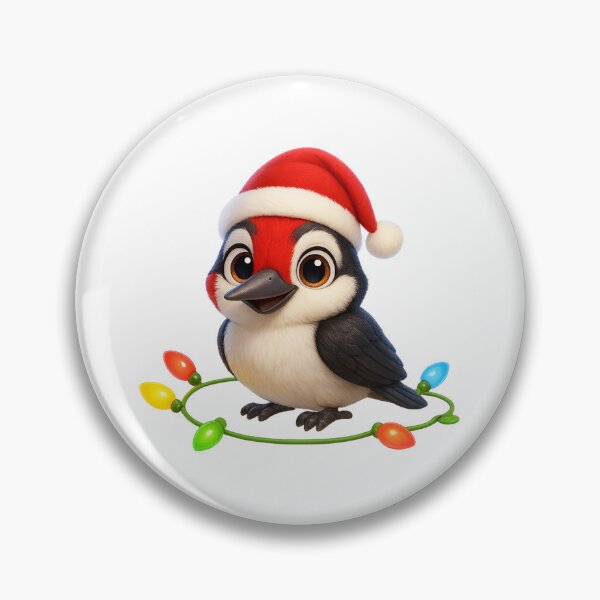 Item preview, Christmas Woodpecker designed and sold by Sillytoe.
