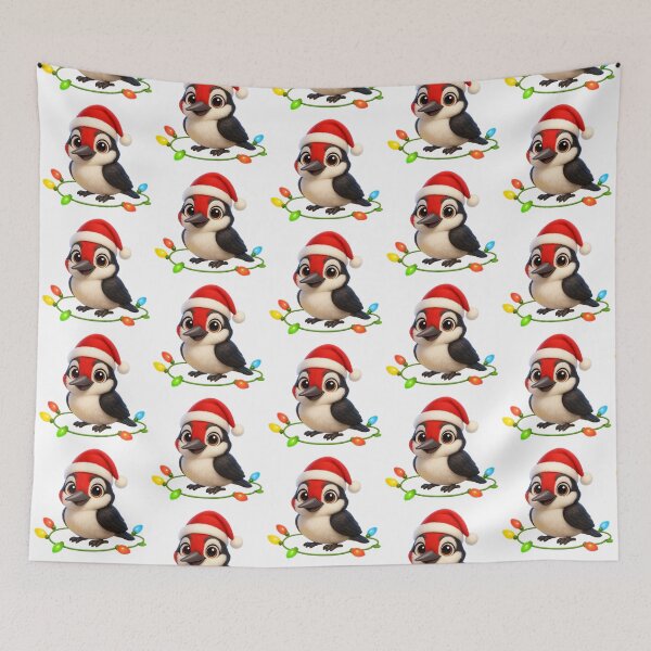 Item preview, Christmas Woodpecker designed and sold by Sillytoe.
