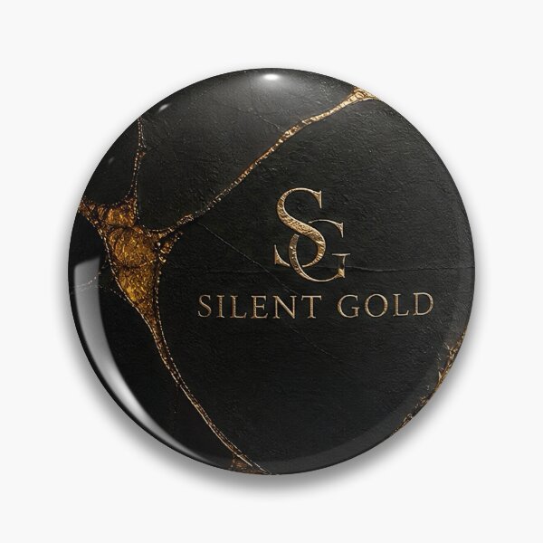 Item preview, SilentGold motif on gold veined marble designed and sold by SilentGold.