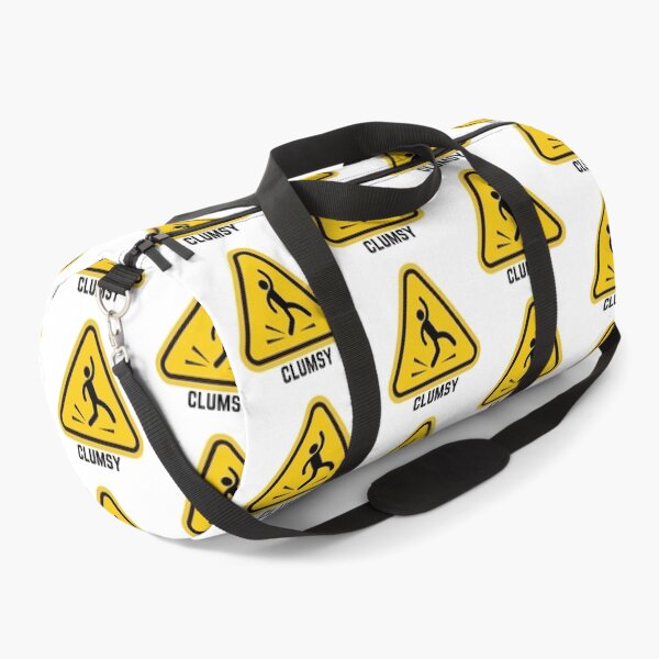 Item preview, Funny Clumsy Warning Sign designed and sold by MayaCordalia.
