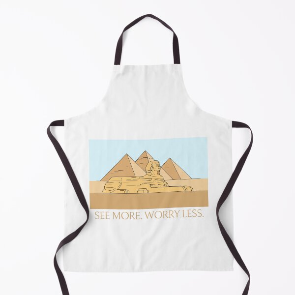 Item preview, See More Worry Less Minimalist Egypt Pyramids Travel Art designed and sold by rich-moda.