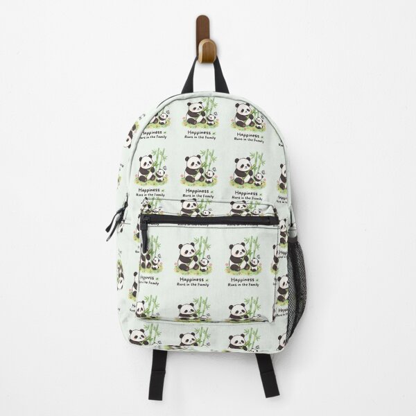 Item preview, Happiness Runs in the Family | Cute Panda Watercolor designed and sold by BCapybara.