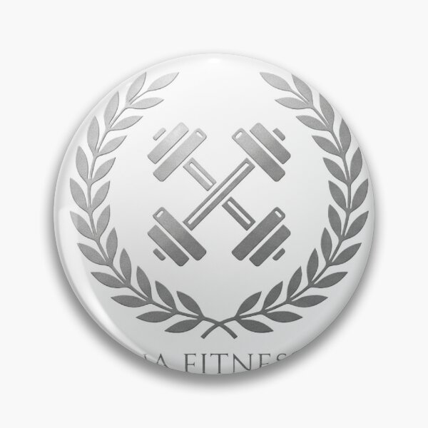 Item preview, Athena Fitness Club Vintage Dumbbell Gym Logo designed and sold by JeevanStickers.