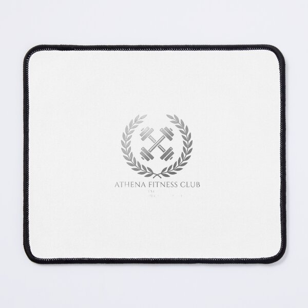 Item preview, Athena Fitness Club Vintage Dumbbell Gym Logo designed and sold by JeevanStickers.