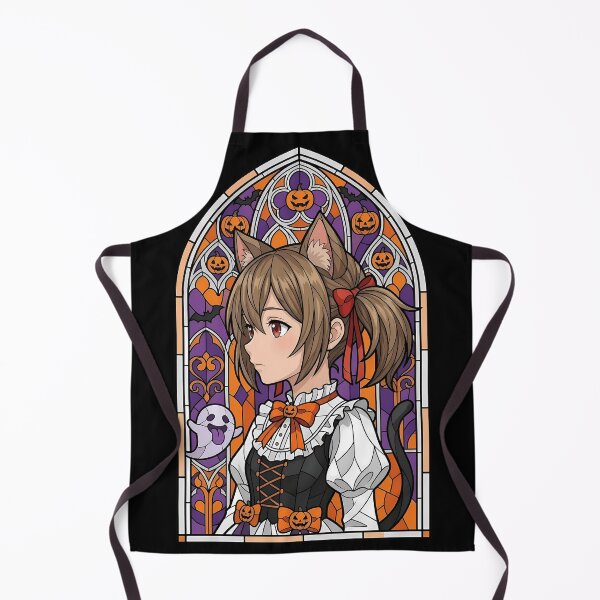 Item preview, Silica Sword Art Online Halloween Cat Maid Stained Glass designed and sold by mildaclairmo.