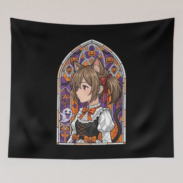 Item preview, Silica Sword Art Online Halloween Cat Maid Stained Glass designed and sold by mildaclairmo.