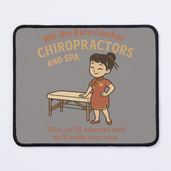 Item preview, 100-lbs Rice Cooker Chiropractors and Spa – Walk Over You designed and sold by BB Design Garage.