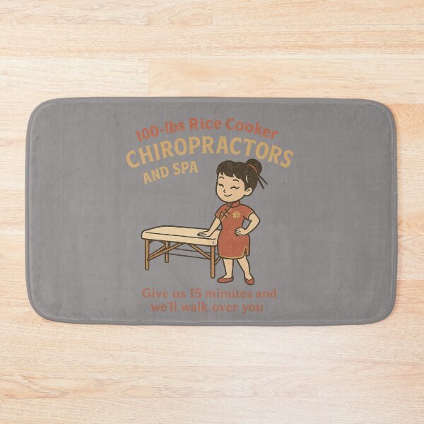 Item preview, 100-lbs Rice Cooker Chiropractors and Spa – Walk Over You designed and sold by BB Design Garage.