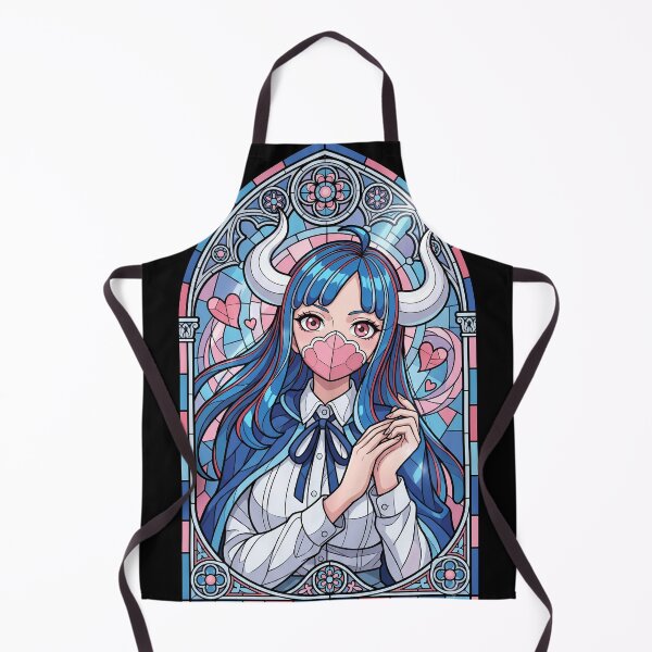 Item preview, Ulti One Piece Soft Pink Blue Stained Glass designed and sold by mildaclairmo.