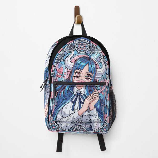 Item preview, Ulti One Piece Soft Pink Blue Stained Glass designed and sold by mildaclairmo.