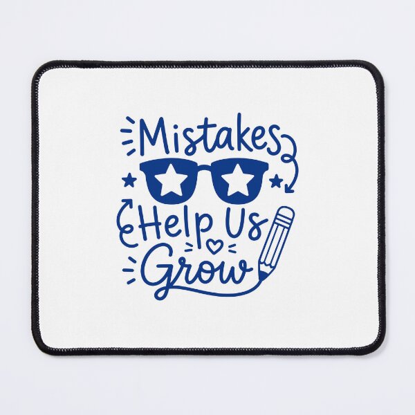 Item preview, Mistakes Help Us Grow Inspirational Teacher Quote designed and sold by gunaone-design.