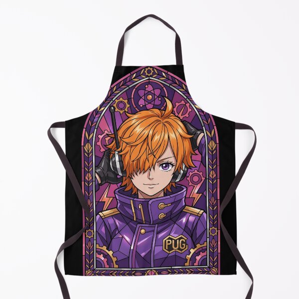 Item preview, Lilith Vegapunk One Piece Purple Genius Stained Glass Anime Girl designed and sold by mildaclairmo.