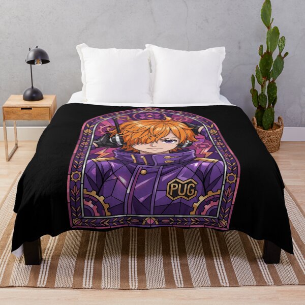 Item preview, Lilith Vegapunk One Piece Purple Genius Stained Glass Anime Girl designed and sold by mildaclairmo.