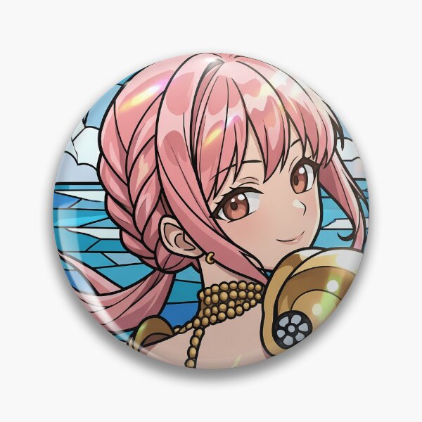 Item preview, Rebecca One Piece Ocean Warrior Stained Glass Portrait designed and sold by mildaclairmo.