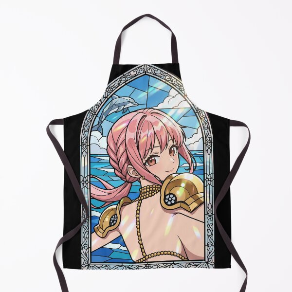 Item preview, Rebecca One Piece Ocean Warrior Stained Glass Portrait designed and sold by mildaclairmo.