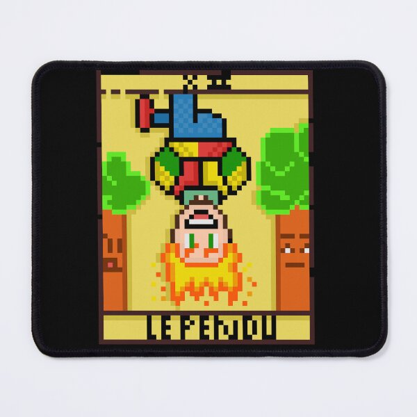 Item preview, The Hanged Man Tarot Card Le Pendu Pixel Art Retro designed and sold by RetroRlx.