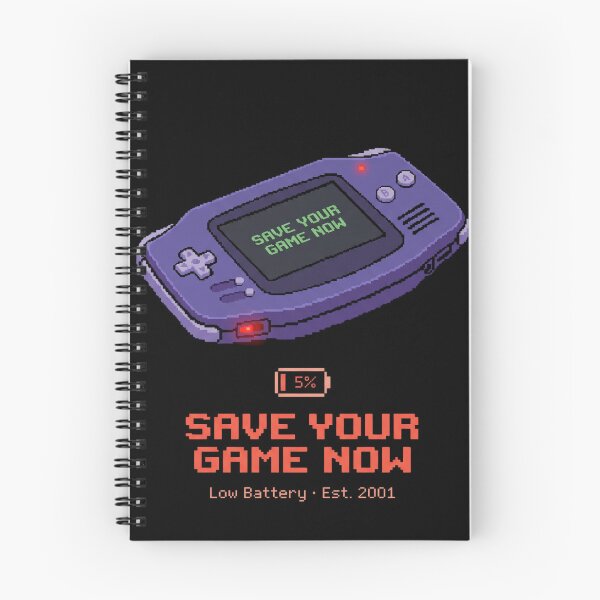 Item preview, GBA Low Battery Save Your Game Now Retro Pixel Art Game Boy Nostalgia Sticker designed and sold by Gaming Retro.