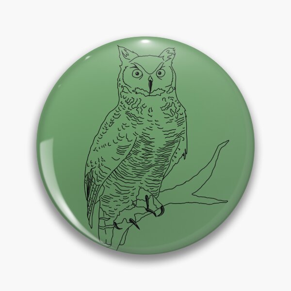 Item preview, Great Horned Owl designed and sold by CLBCreatives.