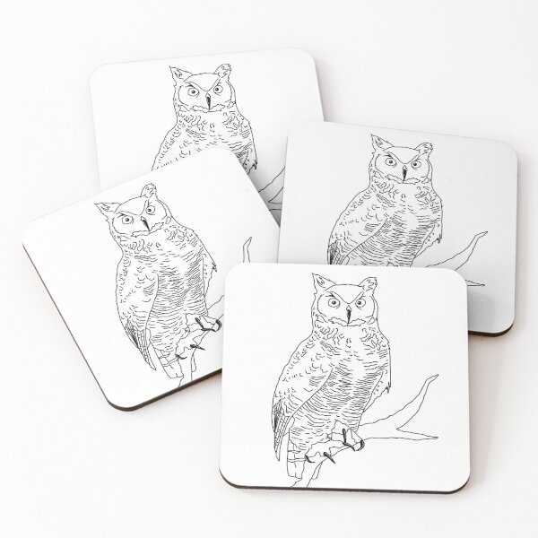 Item preview, Great Horned Owl designed and sold by CLBCreatives.