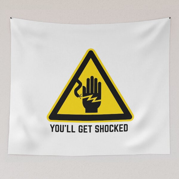 Item preview, Funny But Real Warning Sign designed and sold by MayaCordalia.