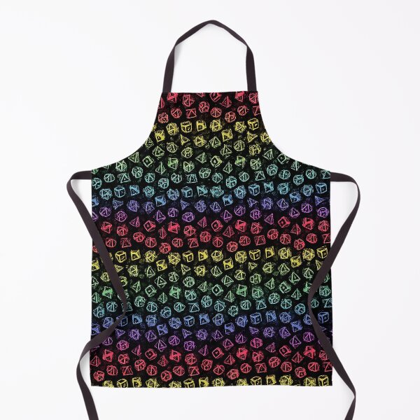 Item preview, Rainbow Polyhedral Dice Pattern designed and sold by finlaypratt.