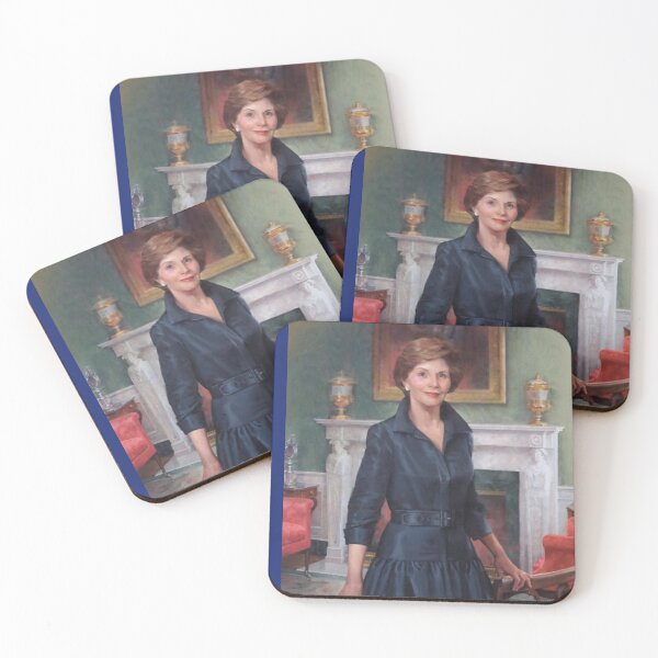 Item preview, Retrato oficial de Laura Bush designed and sold by CMooreWorx.