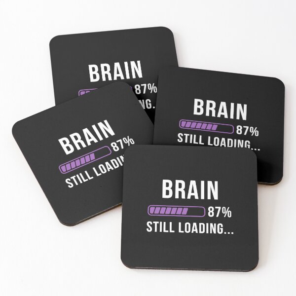 Item preview, Brain Still Loading Funny Overthinker T-Shirt Anxiety Humor Gift Thinker Tee designed and sold by TongTang.
