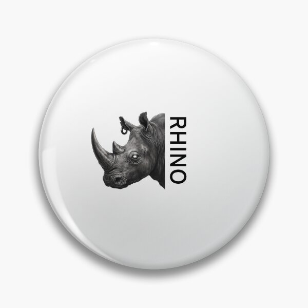 Item preview, Rhino Portrait Monochrome designed and sold by EmpireAnthem.
