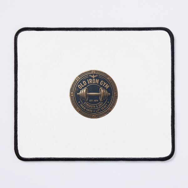 Item preview, Old Iron Gym Vintage Strength Grit Weights Logo designed and sold by JeevanStickers.