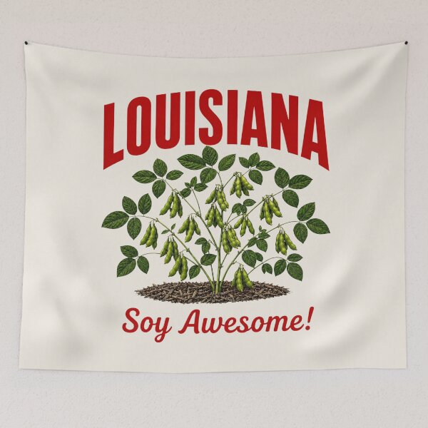 Item preview, Louisiana Soybean Pride – Soy Awesome Farm Design designed and sold by The-Drip-Studio.