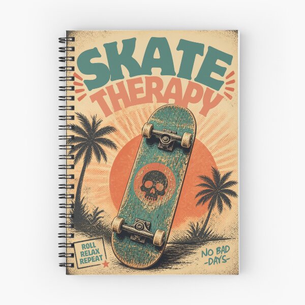 Item preview, Roll Relax Repeat Skull Skate Art designed and sold by Abdelillah10.