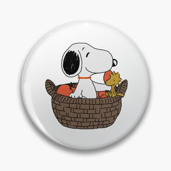 Artikelvorschau, Erdbeerkorb-Snoopy mit Woodstock entworfen und verkauft von Katyslittlestickershop.