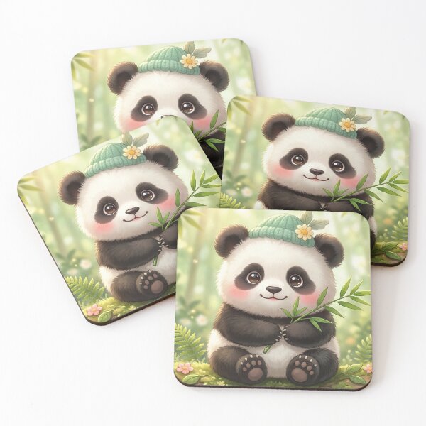 Item preview, Cute Panda Bamboo Kawaii Forest designed and sold by Innova_Creations.