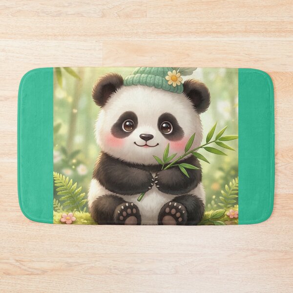 Item preview, Cute Panda Bamboo Kawaii Forest designed and sold by Innova_Creations.