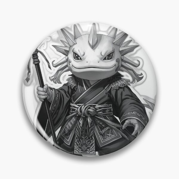 Item preview, Axolotl Onmyoji Ward Sorcerer — Japanese Dark Art designed and sold by Tokyo Neo Noir Collective .