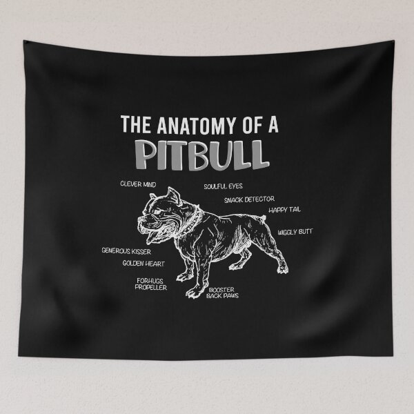 Item preview, Anatomy Of A Pitbull Dog Lover - Dog Mom Dog Dad designed and sold by Kaysmith233.